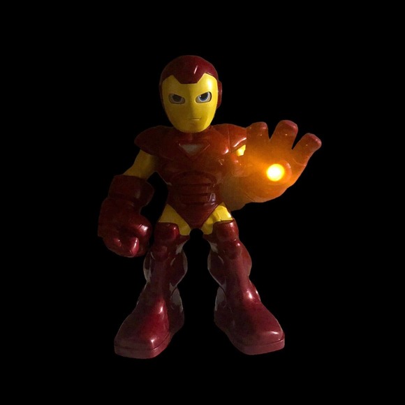 Hasbro Marvel Super Hero Squad Iron Man Talking Light Up 10 Inch Action Figure - Picture 2 of 10